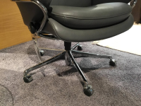 Stressless - Relaxsessel Rome Home Office Leder Cori 091 Grey 79 Grau Gestell Metall Chrom - 6