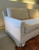 Arflex - Sofa Cousy Stoff Oxford Col 3 Leinen Beige - 3