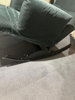 Bullfrog - Funktionssessel Rockfrog Stoff Chamelle Lounge Petrol Blau Grün Gestell Metall Schwarz Feinstruktur Inklusive Akku - 3