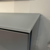 Contur - Sideboard 3900 Glattlack 411 Onyxgrau Abdeckplatte Glas Gefrostet Inklusive L Board Und Design Painting - 8
