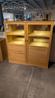Venjakob - Highboard Caletta Kernbuche Teilmassiv Geölt mit Beleuchtung - 7