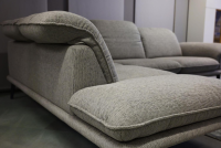 W. Schillig - Ecksofa Sherry Stoff W60 21 Silver Grau Fuß Metall FP6 M95 Anthrazit Mit Kopfstützenverstellung - 6