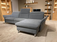 himolla - Ecksofa 1065 Stoff Nuvano Navy Blau Mit Verstellbaren Kopf- Und Ammteilen - 4