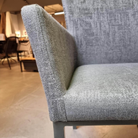 Stern - Chair Outdoor Artus Outdoor fabric dark grey slate grey mottled frame aluminum anthracite - 4