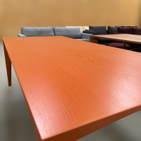 COR - Esstisch Delta 6420 Massivholz Herbstrot Gebeizt Und Klar Lackiert Mit Kunststoffgleitern - 7