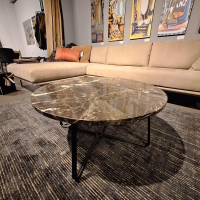 Bert Plantagie - Coffee table Palazzo marble mink frame fine structure BR100 Kohl - 4