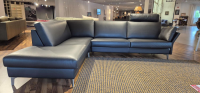 Erpo - Ecksofa CL 990 Leder 42.059 Anthrazit Füße Verchromt mit Fußablage - 11