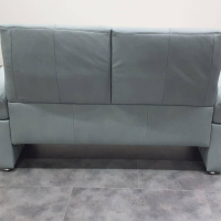 himolla - Sofa 2,5-Sitzer 6001 87 N42 Vorziehcouch Mit Abklappbaren Seitenteilen Leder 22 Soft Nappa Jade Grau Grün - 7