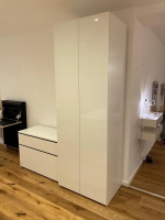 Interlübke - Schrank Collect Plus Lack Matt Und Klarglas Optiwhite Schneeweiß Inklusive Sideboard Just Cube - 10
