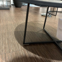 Molteni & C - Couchtisch Trevi TNR1 Platte Eichenholz Grau Gestell Metall Zinnfarbig Lackiert - 4