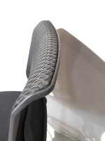 Vitra - Bürostuhl Id Mesh Bezug Sitz Plano Nero Schwarz Rücken Diamond Mesh Nero F30 Schwarz Gestell Edelstahl Mit Rollen Schwarz - 7