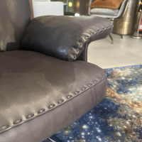 De Sede - Drehsessel DS 31 311 Leder Naturale Espresso Braun 5 Sternfuß Stahl Verchromt - 5
