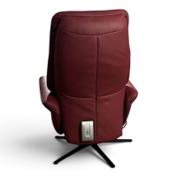 himolla - Sessel 8994 Cumuly Maxi M Leder Longlife 24 Rustika Oxblood Rot Gestell Metall Schwarz Mit Elektrischer Verstellung - 2