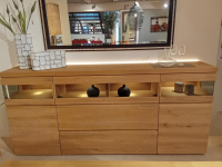 Venjakob - Sideboard V Plus 3000 Wildeiche Hell Soft Gebürstet Geölt Inklusive LED Beleuchtung - 6