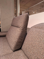 Carina - Ecksofa EM Setupal Stoff Salt n Pepper Grau Metallfuß Schwarz - 6