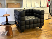 Wittmann - Kubus Sessel Limited Edition 28/115 Leder L3 Basalt Grau - 7