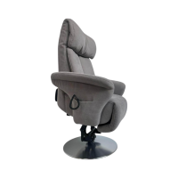 himolla - Relaxsessel 7627 XS Stoff Nuvano Stein Grau Drehteller Edelstahl Mit Elektrischer Aufstehhilfe - 13