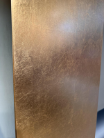 minottiitalia - Wohnwand Inpiedi Lack Interno Metall Gold Lack Coffee Braun Inklusive LED Beleuchtung - 12