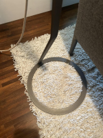 Steng - Stehleuchte Loft Floor Schirm Maroon Beige Rot Gestell Metall Graubraun Matt Schirm Magnetisch Höhenverstellbar - 2