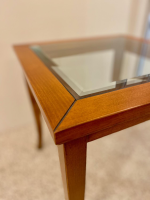 Selva - Lampentisch 3183 MM Platte Glas Gestell Französischer Kirschbaum Handgewachst Und Handpoliert - 7