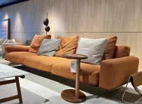 Flexform - Sofa Soft Dream Stoff Elettra Extra N207 Metallgestell Kernleder Bezogen Gestell Metall Satiniert - 4