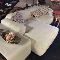 Hay - Sofa Mags Soft Stoff Grau Füße Holz Schwarz Lackiert - 4