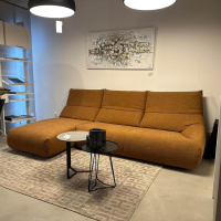 Bullfrog - Ecksofa Naomi Stoff Siesta Tabak 26 Orange Braun Füße Kunststoffgleiter Schwarz - 2