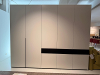 Kettnaker - Kleiderschrank Alea Lack Perlmutt Beige Matt Und Schwarz Matt - 4