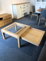 Decker - Couchtisch Divano Wildeiche Massiv Oberfläche Bianco Geölt - 5