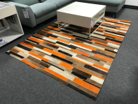 rechteckige-teppiche-kare-design-teppich-37856-brick-orange-aus-echtleder-kuhfell-gefaerbt-orange-4