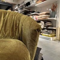 Bullfrog - Sessel Tonic Typ 146 Stoff Charmelle Royal Plush 14 Olivgrün Drehgestell Stahl Schwarz Pulverbeschichtet - 6