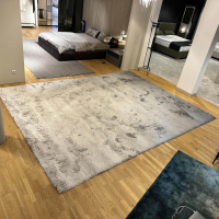 Ferreira de Sá - Teppich 320x240 Gradient Odyssey Botanical Silk Grau Handgetuftet - 7