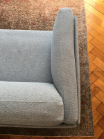 Cassina - Sofa 8 Otto Stoff Look Boucle Cielo Hellblau Füße Aluminium Anthrazit - 7