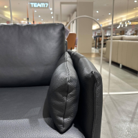 Erpo - Ecksofa CL 820 Leder Schwarz 43.136 Aluminium Fuß - 5