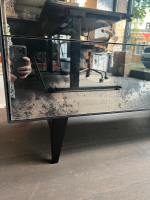 Piure - Schrank Nex Glamour Korpus Mattlack 43 Coal Fronten Spiegelglas 02 Luna - 2