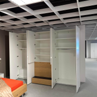 Hülsta - Kleiderschrank Multi Forma Lack Reinweiss Akzent Natureiche - 6