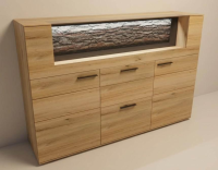 Hartmann - Highboard Runa Kerneiche Natur Massiv Gebürstet - 5