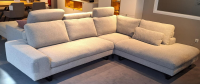 Activineo - Ecksofa Belladonna Stoff Dream Light Grey Grau Gestell Schwarz Lackiert - 12