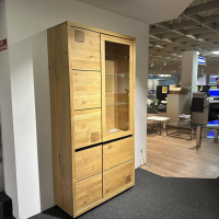 G+K - Vitrine Garz Wildeiche Massiv Geölt - 5