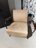 Leolux - Sessel Scylla Sitz Und Rücken Leder 16620 Danza 209 Moreno Beige Seiten 51821 Senso Walnut Braun - 5