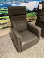 Activineo - Drehsessel Baccara Leder WM Anthrazit Drehteller Metall - 6