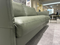 Erpo - Sofa Classics  CL990 R Leder 170 163 Olive Grün Kufe Metall - 10