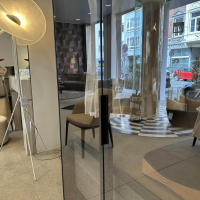 Poliform - Kleiderschrank Senzafine Melamin Eiche Gener mit 4 Drehtüren - 3