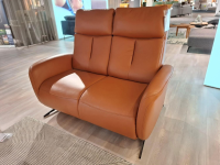 Global - Garnitur Sitzkonzept Leder Credo Brandy Braun Kufe Metall Schwarz Geboden - 6