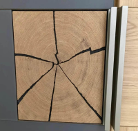 Thielemeyer - Schlafzimmer Mira Wildeiche Massiv Absetzung Glas Grau - 7