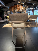 himolla - Armlehnstuhl Dining 1471 Stoff 24 Ono Playa Beige Gestell Metall Beige Pulverbeschichtet - 4