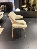 himolla - Armlehnstuhl Dining 1471 Stoff 24 Ono Playa Beige Gestell Metall Beige Pulverbeschichtet - 2