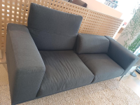 Cassina - Sofa Moov Stoff Panama Grau Gestell Chrom Rückenteile Unabhängig Voneinander Klappbar - 8