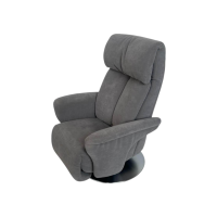 himolla - Relaxsessel 7627 XS Stoff Nuvano Stein Grau Drehteller Edelstahl Mit Elektrischer Aufstehhilfe - 10