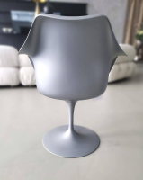 Knoll International - Tulpen-Armlehnstuhl Saarinen Platin Sonderfarben - 9